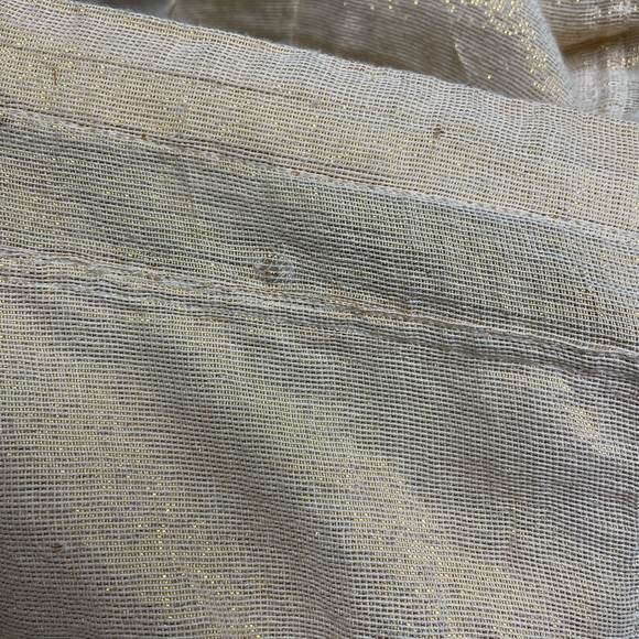 Anthropologie Hei Hei Light Weight Bomber Style Gold Metalic Thread - Picture 10 of 10